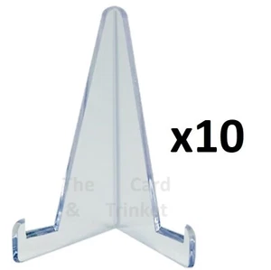 10 Ultra PRO Small Lucite Stands Card Display Holders (For One-Touch, Screwdown) - Picture 1 of 7
