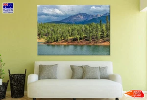 Impresión en lienzo de paisajes de montañas de Colorado, montañas rocosas decoración del hogar sin marco - Imagen 1 de 5