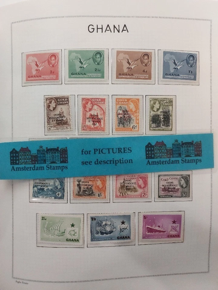 Gana 1957-1990 muito bom estado, sem marca de charneira enorme coleção em álbum bom TÓPICOS Alto CAT TOP! - Imagem 1 de 1