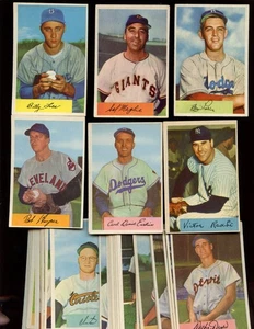 1954 Bowman Baseball Card Lot Starter Set 45 Different EX/EXMT - Picture 1 of 1