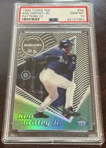 1999 KEN GRIFFEY JR TOPPS TEK #5A PATTERN 22 PSA 10 POP 3 (462) - Foto 1 di 2
