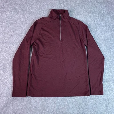 Banana Republic Sweater Mens Medium Performance Merino Wool Half Zip Pullover - Image 1 of 4