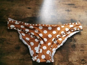Urban Outfitters Out From Under Monroe Bikinihose mit Rüschen, Größe XL, braun - Bild 1 von 5