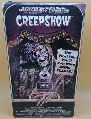 Horror Classic CREEPSHOW - 1987 VHS Stephen King George Romero Adrienne Barbeau - Image 1 of 3