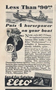 Zeitschriftenanzeige - 1932 - ELTO Außenbordmotoren - Milwaukee, WI - Bild 1 von 1