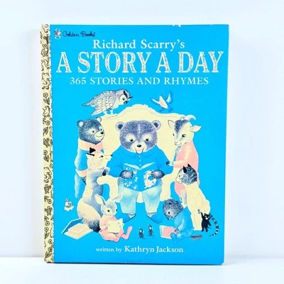 The Golden Book of Richard Scarry's A Story a Day 365 Stories and Rhymes 1998 HC - Image 1 of 4