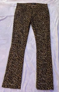 Politics Jeans Stacked Distressed Denim Galil Cheetah 506 Size 38 Cheeta Punk - Picture 1 of 10