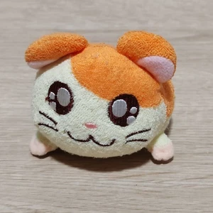 EPOCH Hamtaro Hamster Plush Toy Doll Laying Relaxing Beanie Japan Vintage 3.5" - Picture 1 of 7