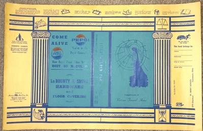 RARE 1953 PEPSI Paper Book Cover Advertising "Come Alive, Pepsi Generation" - Image 1 of 4