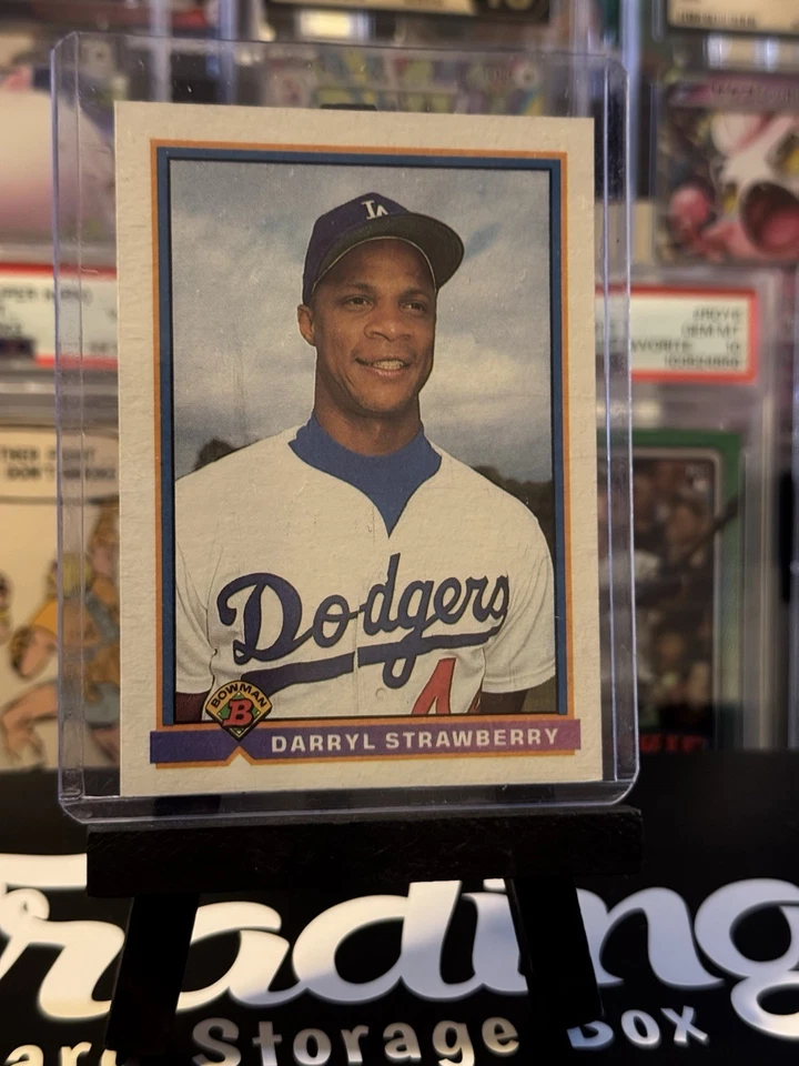 1991 Bowman - Darryl Strawberry #609, Freshly Broken Case, Near Mint or Better - Image 1 of 2