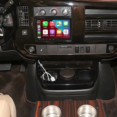 Android 15 Carplay Car Stereo Radio GPS Navi FM For GMC Savana 2008-2024 4+64GB - Image 1 of 4