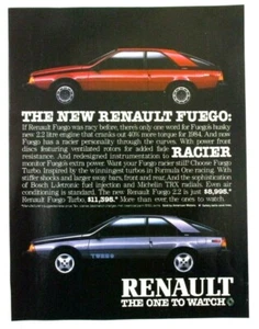 Oldtimer Renault Fuego Sportwagen Printwerbung 80er Jahre Originalwerbung - Bild 1 von 3
