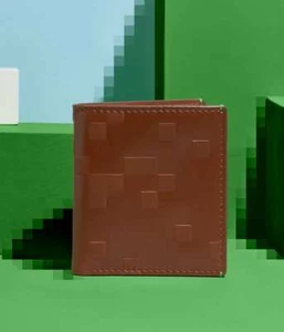 Fossil Minecraft Collaboration Card Case Embossed Leather Wallet Limited Edition - Picture 1 of 11