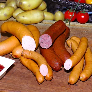 Probierpaket - 5x Wiener, 5x Bockwürste, 5x Lungwürste, 5x Chili Wiener - Bild 1 von 1
