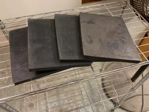 Rubber Pad Solid 1/2 x 7 x 8.5 - Mounting Pad 70 Duro qty 4 USA FREE SHIP - Picture 1 of 4