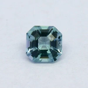Natural Rare Blue Kornerupine 0.39 Carat 4.3x4.3 MM Asscher Cut Faceted Gem - Picture 1 of 4