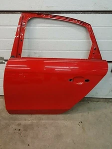 AUDI A4 B8 8K REAR LEFT DOOR BARE SHELL PANEL RED SEDAN - Picture 1 of 4