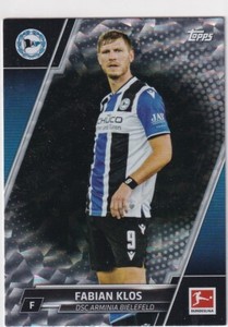 Topps Bundesliga 2021/22 Card No. 32 Fabian Klos Speckle Foil