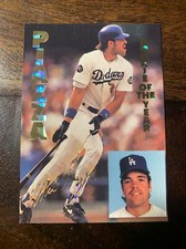 "RARE" Mike Piazza Los Angeles Dodgers 1993-94 Stadium Sports #80 Baseball card
