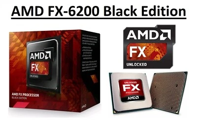 AMD FX-6200 Black Edition Hexa Core Processor 3.8-4.1 GHz, Socket AM3+, 125W CPU - Image 1 of 4