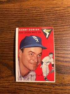1954 TOPPS BASEBALL CARD #110 HARRY DORISH EXMT!!!!!!!!!