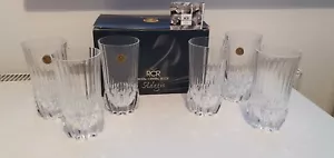RCR Italian Luxury Crystal Adagio 40cl Hi-Ball Glasses SET OF 6 - Picture 1 of 7