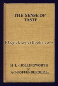 1917 THE SENSE OF TASTE Aesthetics EPICUREAN Gourmet FLAVOR Food Critic GOURMAND - Picture 1 of 1