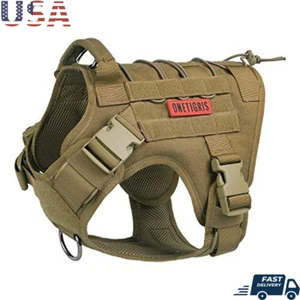 Tactical Dog Harness Adjustable Vest W/ MOLLE System Training & Control New - Picture 1 of 6