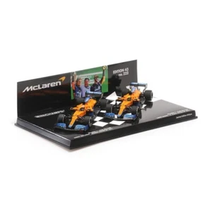 McLaren MCL35M Set Italy GP 2021 Winner Daniel Ricciardo - 2.nd Lando Norris 1:4 - Bild 1 von 4
