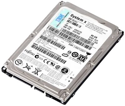 Hard Drive IBM 43W6176 43W7660 MHW2060BH 60GB 5400RPM 8MB SATA 2.5" Inch - Image 1 of 3