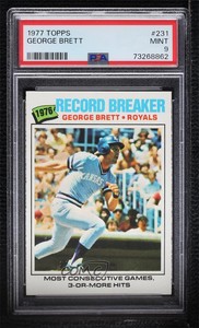 1977 Topps George Brett #231 PSA 9 MINT HOF