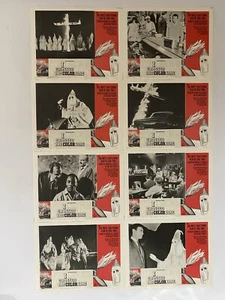 I Crossed The Color Line 1966 Vintage Lobby Card Set AKA The Black Klansman - Picture 1 of 10