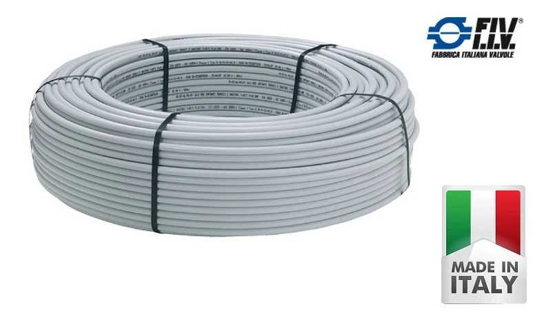TUBO MULTISTRATO NUDO 26x3 mm PEX/AL/PEX F.I.V. TERMOSANITARI E RISCALDAMENTO