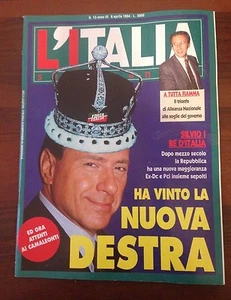 R27> L'Italia settimanale n.13 1994 - Ha vinto la nuova destra - Picture 1 of 1