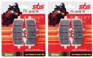 4 FRONT BRAKE PADS SBS 841 HS SINTER KAWASAKI H2R Ninja 1000 2015 - Picture 1 of 1