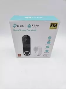 Kasa Smart Video Doorbell Camera Hardwired w/ Chime, 2K Video - KD110 NEW - Picture 1 of 8
