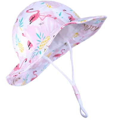 Sombrero para el sol 3-6M UPF 50+ protección solar ala ancha bebé niña X002WEOTX7 Foto 1 de 4