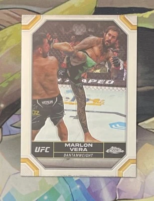 2024 Marlon Vera Bantamweight  Topps Chrome #124 Base FREE SHIPPING - Image 1 of 2