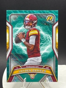 Jayden Daniels 2024 Topps Resurgence RC /149 Teal Surge Refractor - 2393 - Picture 1 of 3