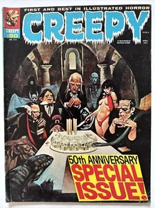 CREEPY 50th Anniversary SANJULIAN/Vampirella Cover Issue #50 Jan. 1973 F/VF Cond - Picture 1 of 16