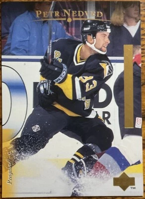 1995-96 Upper Deck Electric Ice Gold RARE Petr Nedved #462 Pittsburgh Penguins - Image 1 of 3