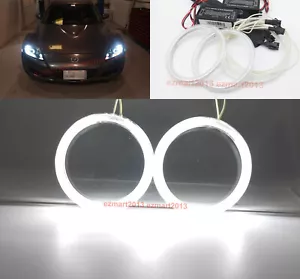 CCFL halo rings for Mazda RX8 RX-8 2004-2008 headlight Demon angel eye lamp DRL - Picture 1 of 18