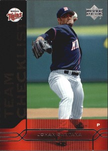 2005 Upper Deck Minnesota Twins Baseball Card #487 Johan Santana TC