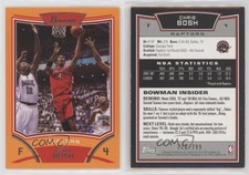2008-09 Bowman Draft Picks & Stars Orange /299 Chris Bosh #4 HOF