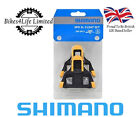 GENUINE Shimano SH11 SPD SL Road Cycling Cleats  6 Degree Float Inc Bolts Yellow