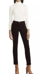 Pantaloni Chaps in velluto a coste Petites donna taglia 16 marrone PR vestibilità dimagrante regular - Foto 1 di 9