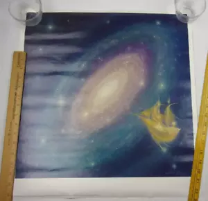 Cartel Starship Gilbert Williams Art 1977 19x20,5" ORIGINAL Space - Imagen 1 de 5