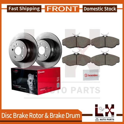 Brembo 6 Front Brake Rotor & Pad Fits 1995-2000 Land Rover Range Rover - Image 1 of 4