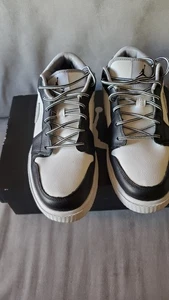 NEU UND VERPACKT Größe 7Y Nike Air Jordan Retro V1 schwarz/wolfsgrau weiß Sneaker 483591-002 - Bild 1 von 8