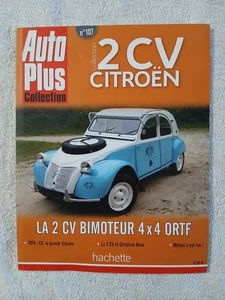 AUTO PLUS COLLECTION 2 CV CITROEN N°107 LA 2 CV BIMOTEUR 4x4 ORTF - MEHARI - CX - Picture 1 of 3